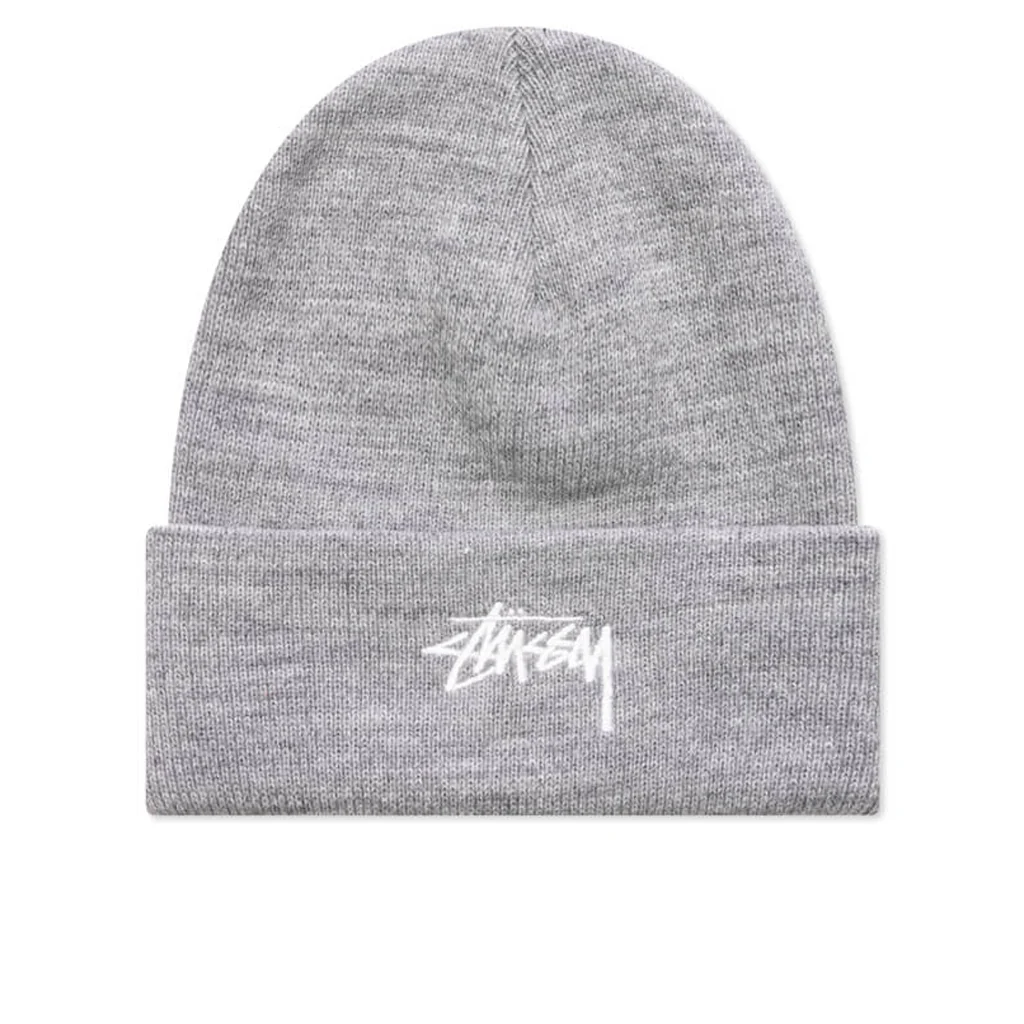 Stock Cuff Beanie - Grey Heather