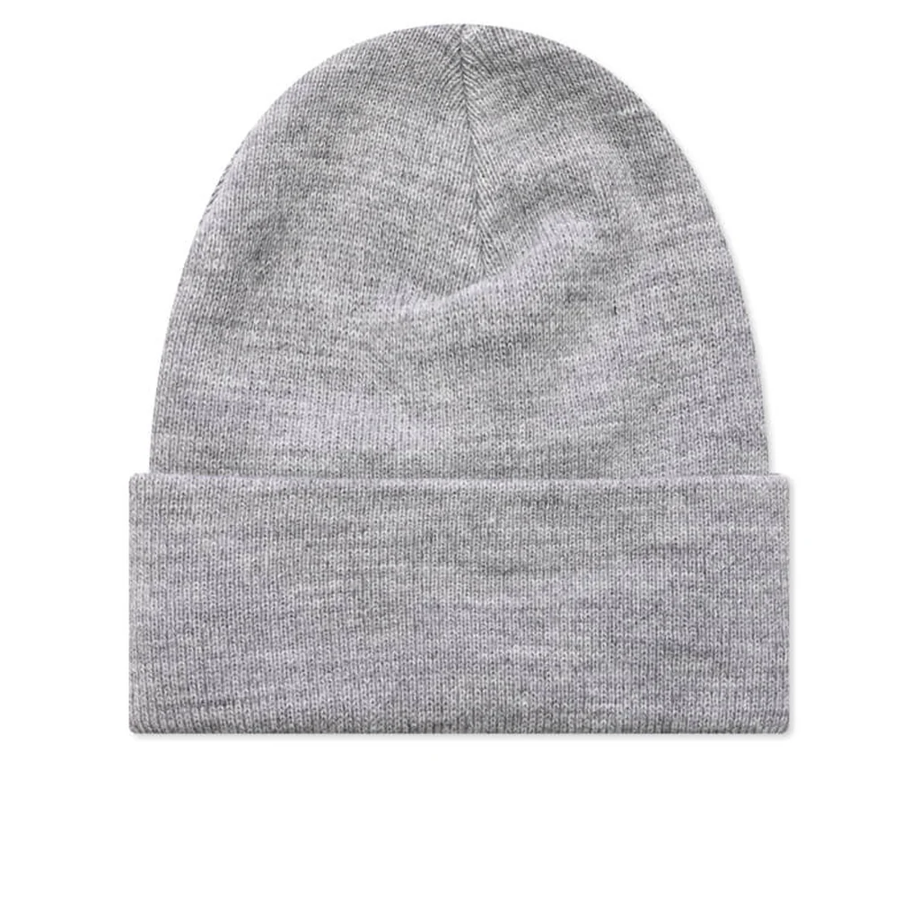 Stock Cuff Beanie - Grey Heather - Image 3