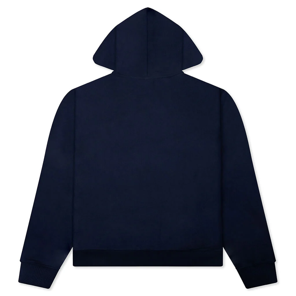 Stretch Hoodie - Navy - Image 2