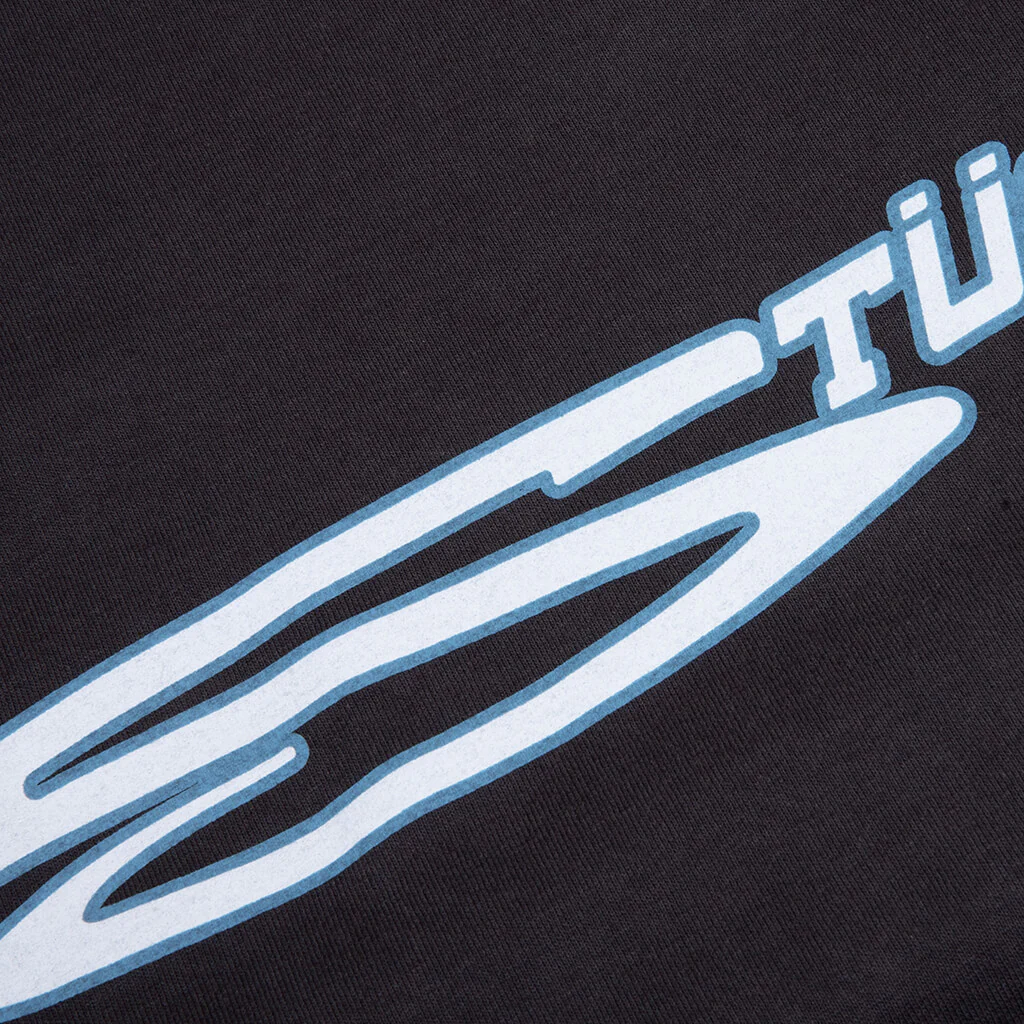 Stretch Pigment Dyed Tee - Faded Black - Image 3