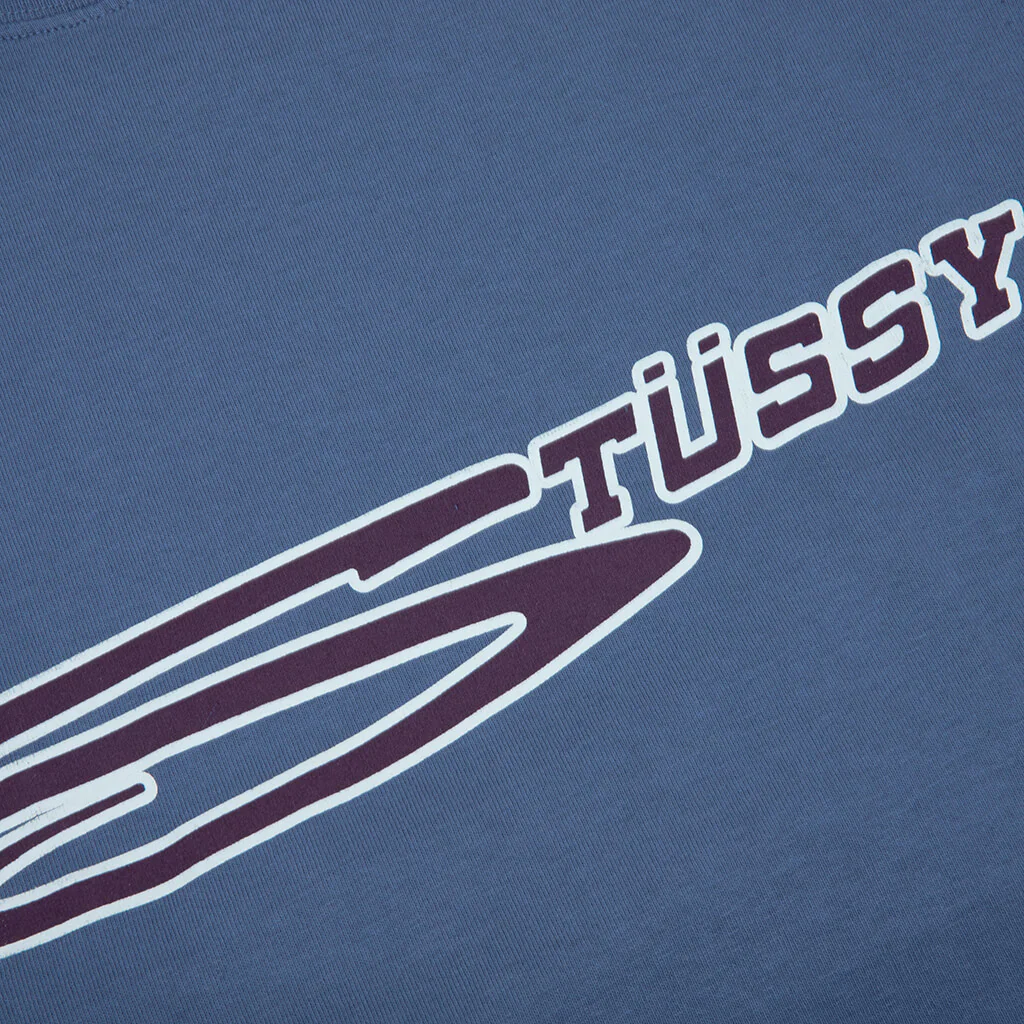 Stretch Pigment Dyed Tee - Navy - Image 3