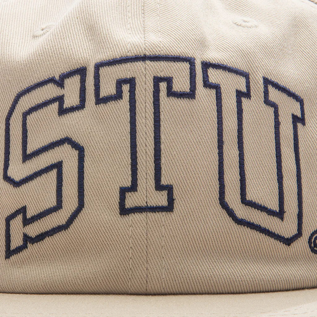 Stu Arch Strapback Cap - Natural - Image 2