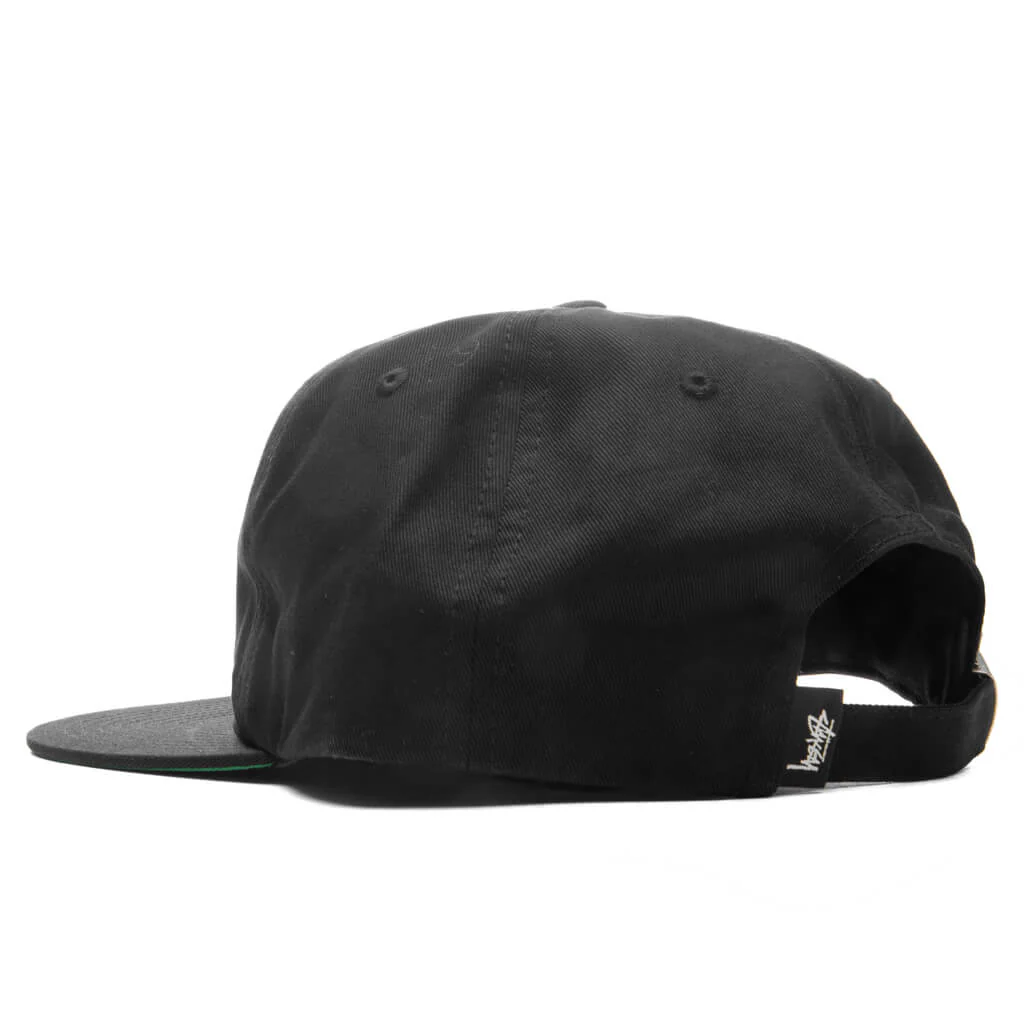 Stu Arch Strapback Cap - Shadow Black - Image 4
