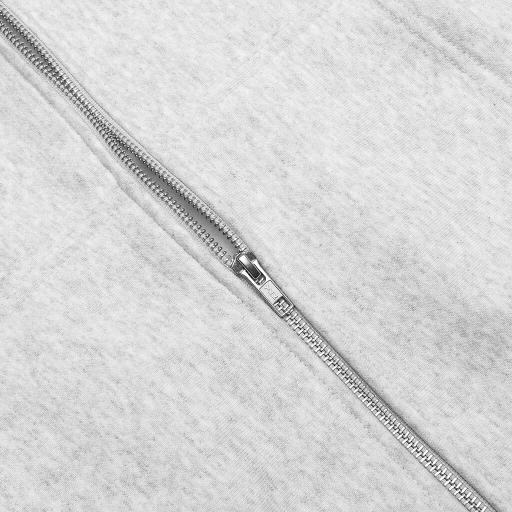 Superior Quality Zip Hoodie - Ash Heather - Image 3
