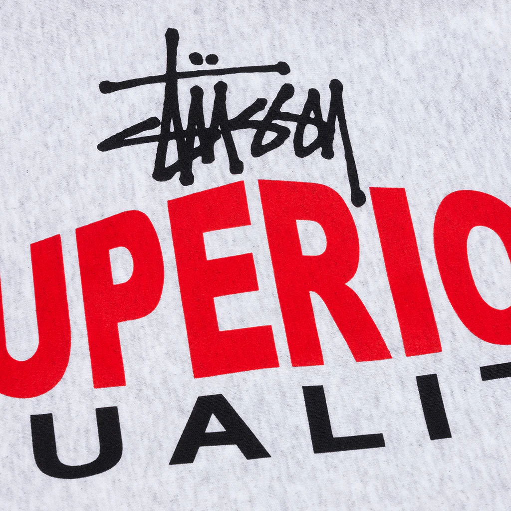 Superior Quality Zip Hoodie - Ash Heather - Image 6