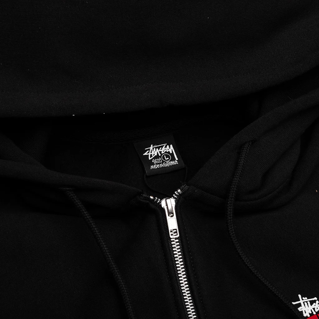 Superior Quality Zip Hoodie - Black - Image 3