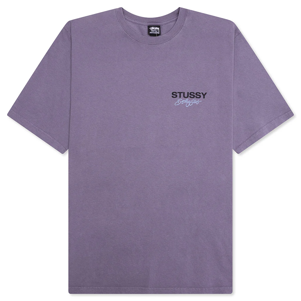 Surf Club Pigment Dyed Tee - Grape