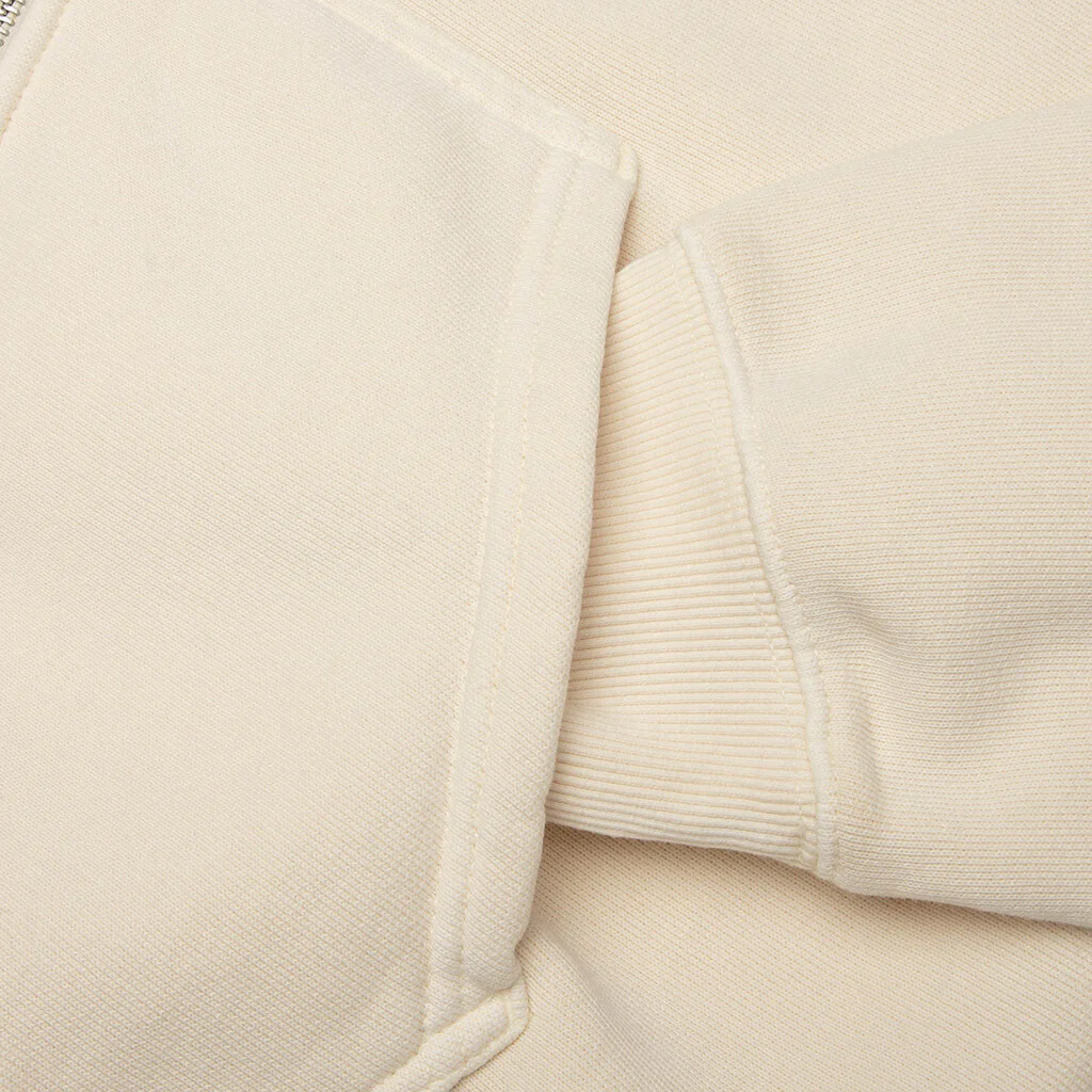 Surf Size Garment Dyed Zip Hood - Bone - Image 4