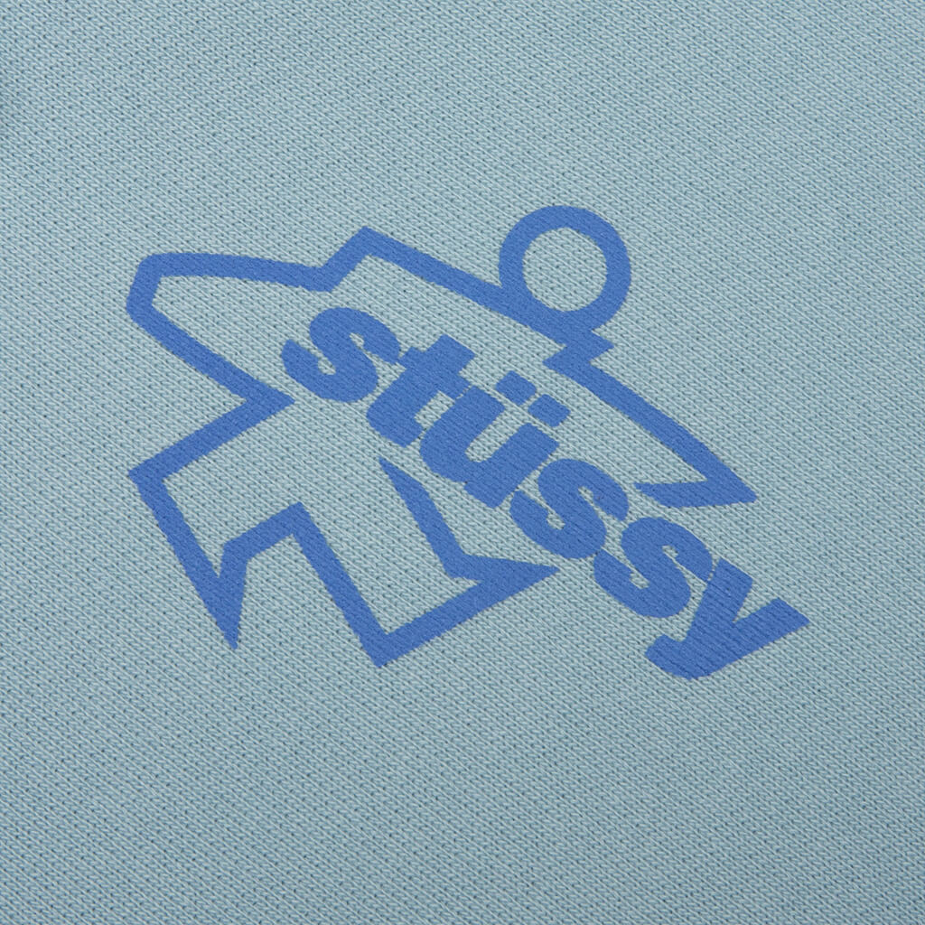 Surf Size Garment Dyed Zip Hood - Sky Blue - Image 3