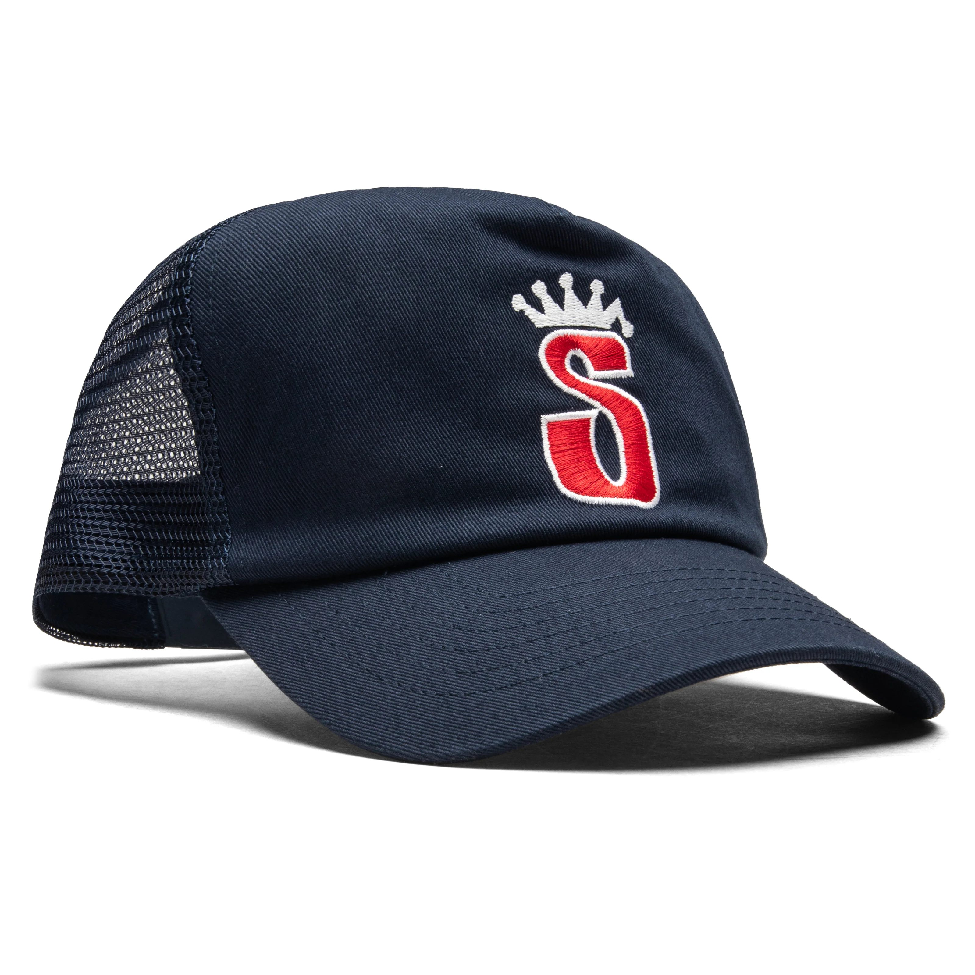 Trucker S Crown Cap - Navy - Image 3