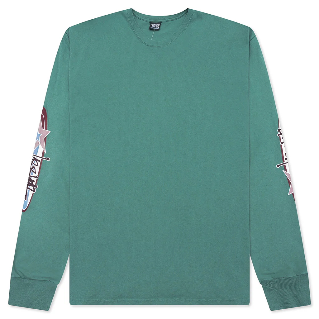 Two Star Pigment Dyed L/S Tee - Pine