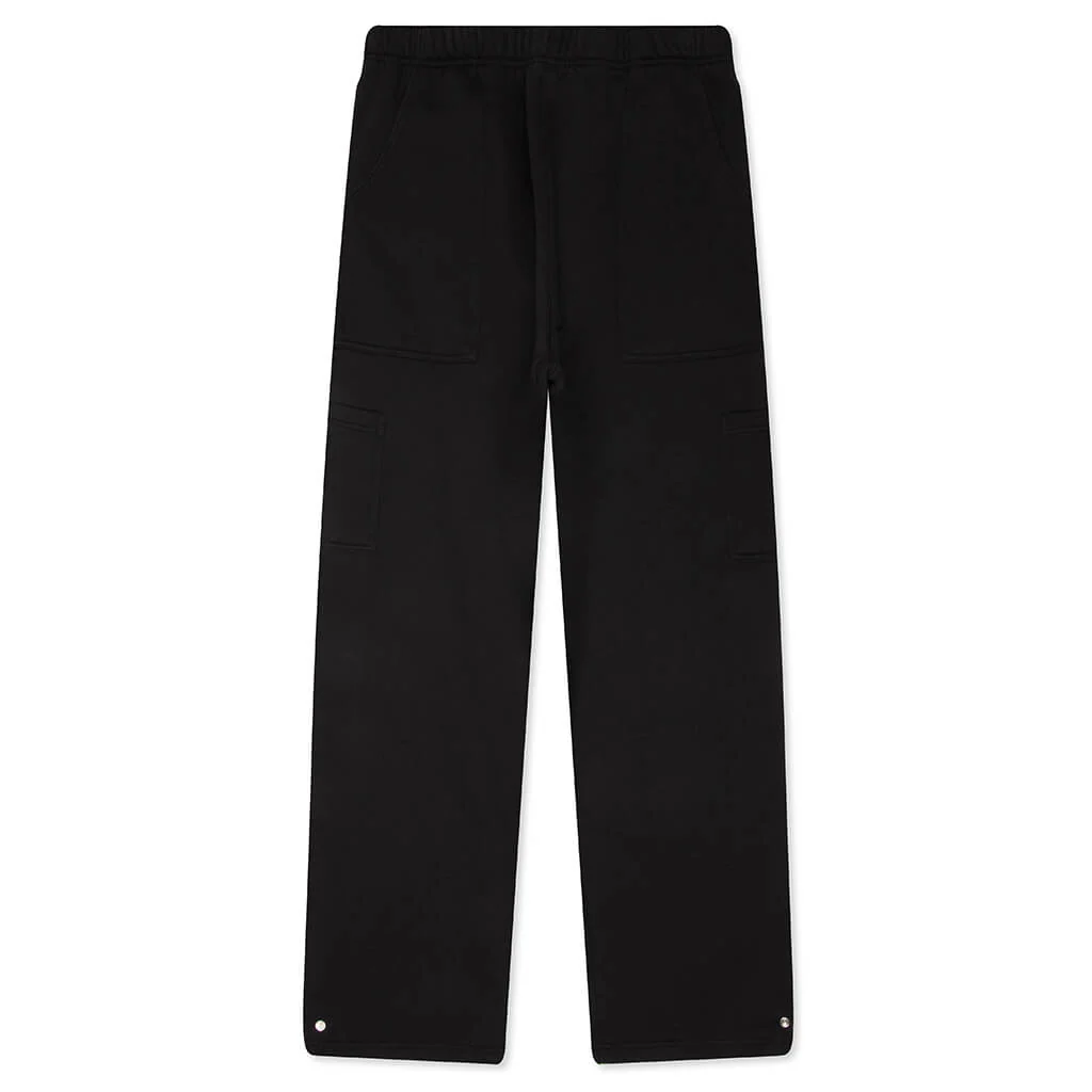 Utility Fleece Pant - Black