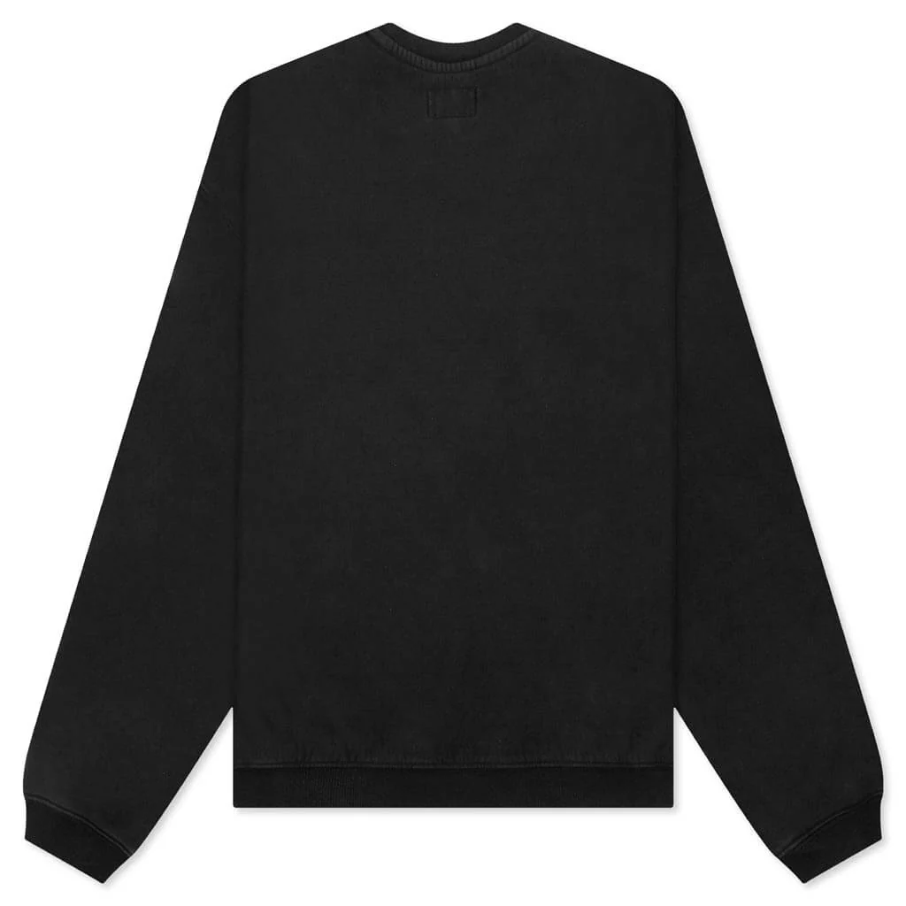 Varsity Oversized Crew - Black - Image 2