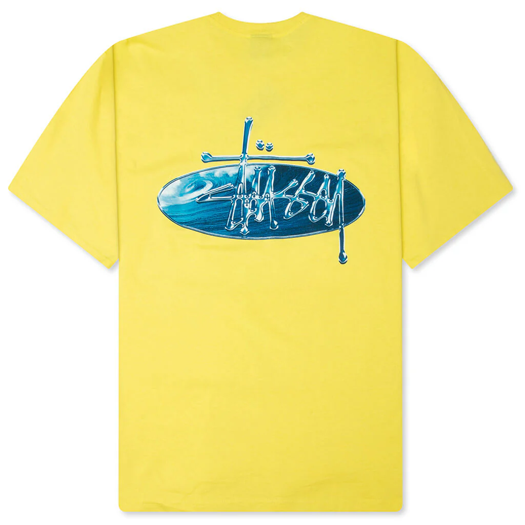 Wave Oval Tee - Lemon - Image 2