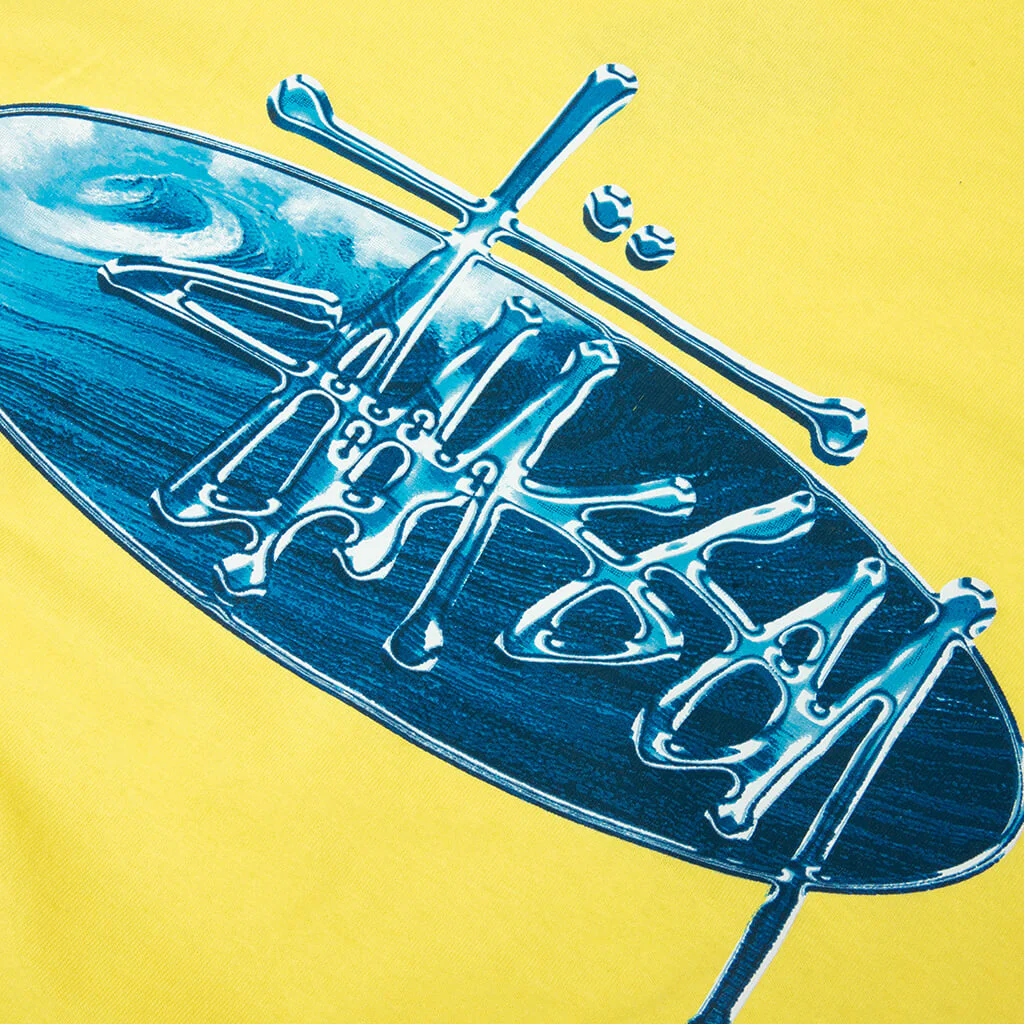 Wave Oval Tee - Lemon - Image 4
