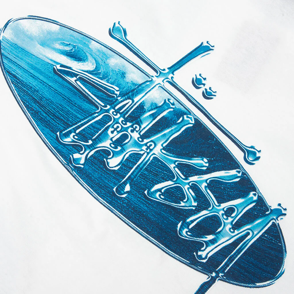 Wave Oval Tee - White - Image 4