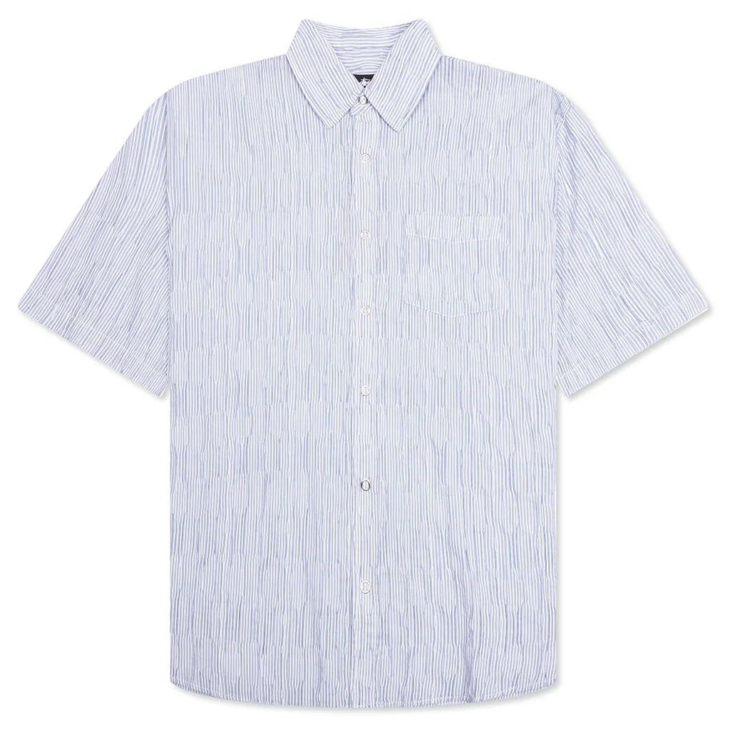 Wavy Striped Shirt - Blue