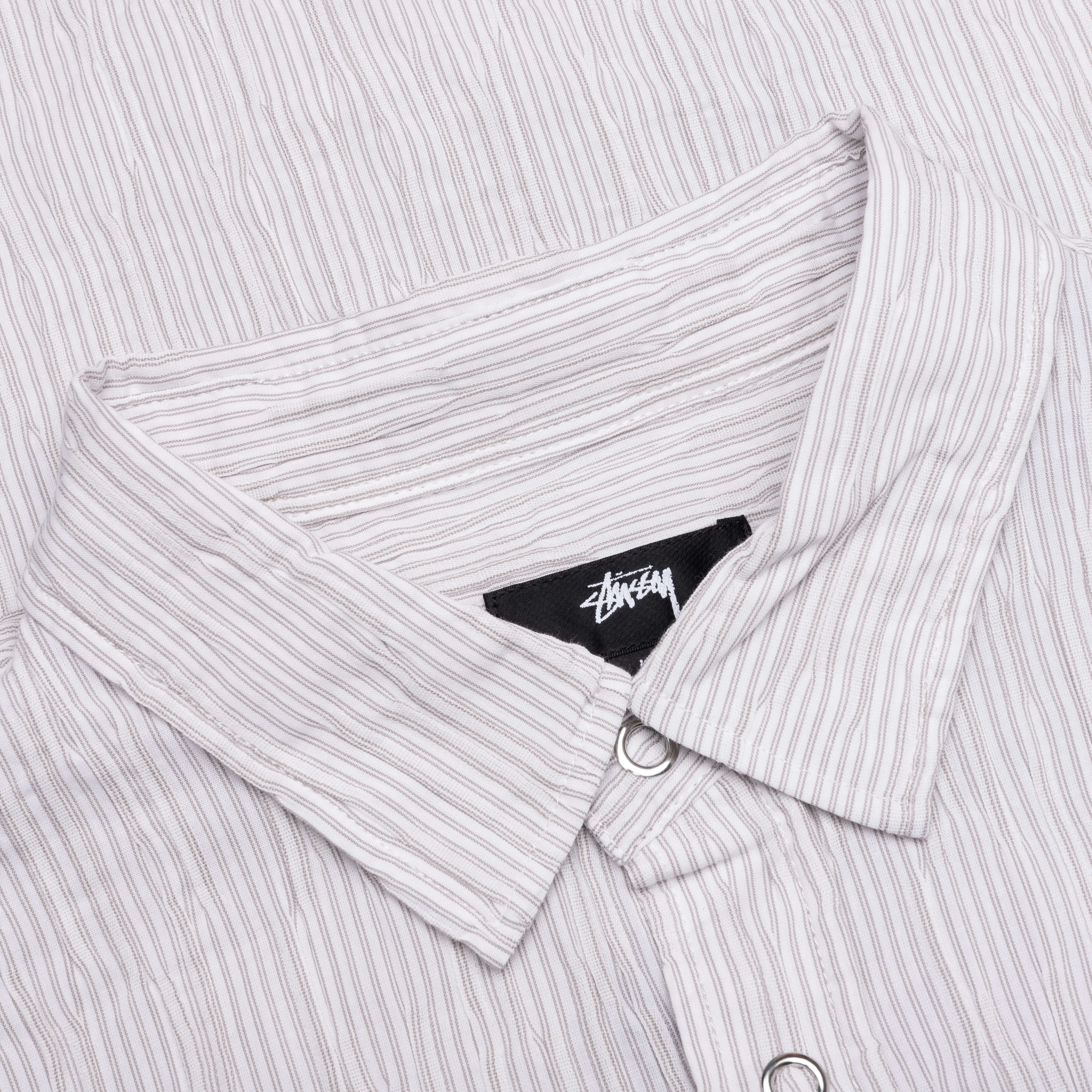 Wavy Striped Shirt - Natural - Image 3