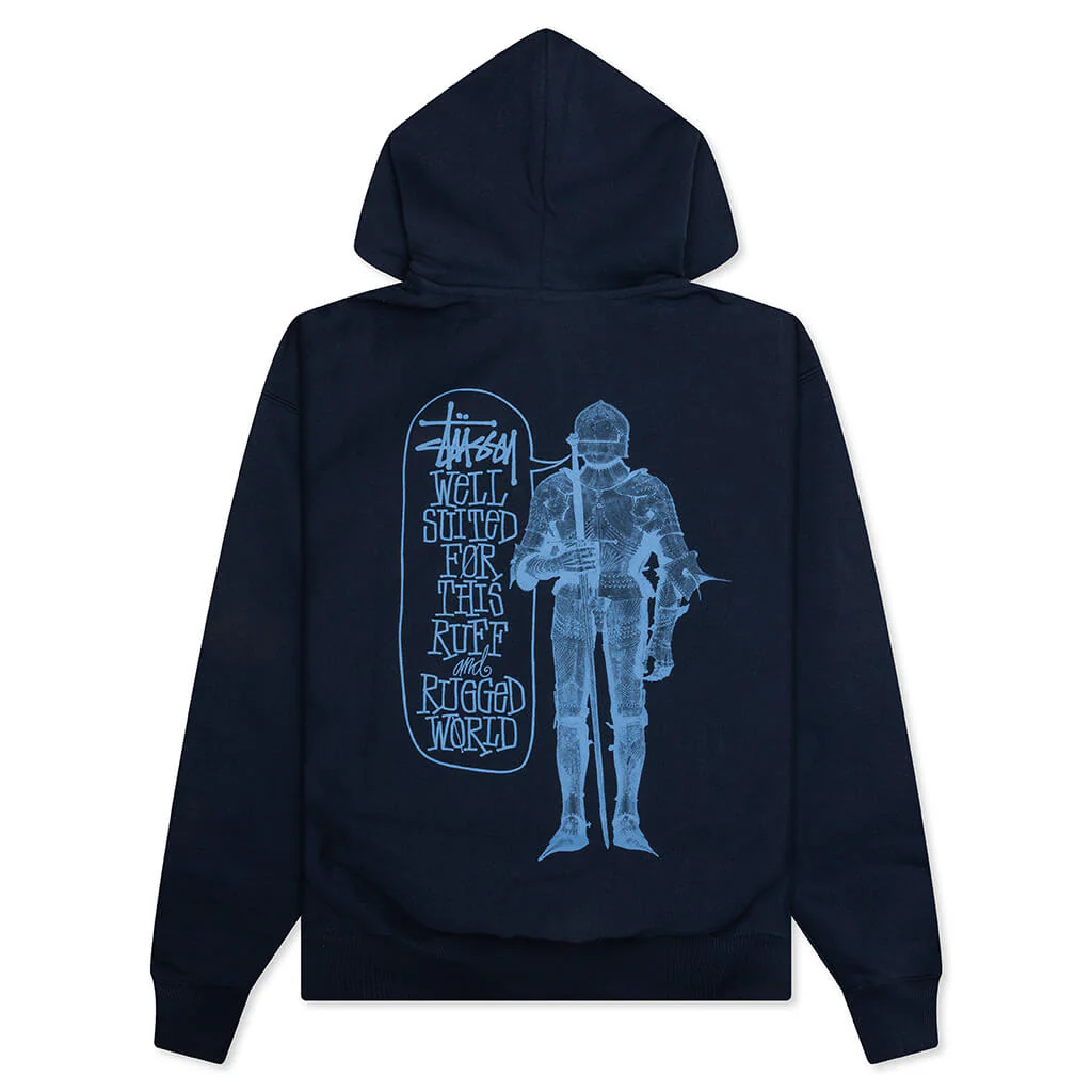 Well Suited Zip Hoodie - Navy - Image 2