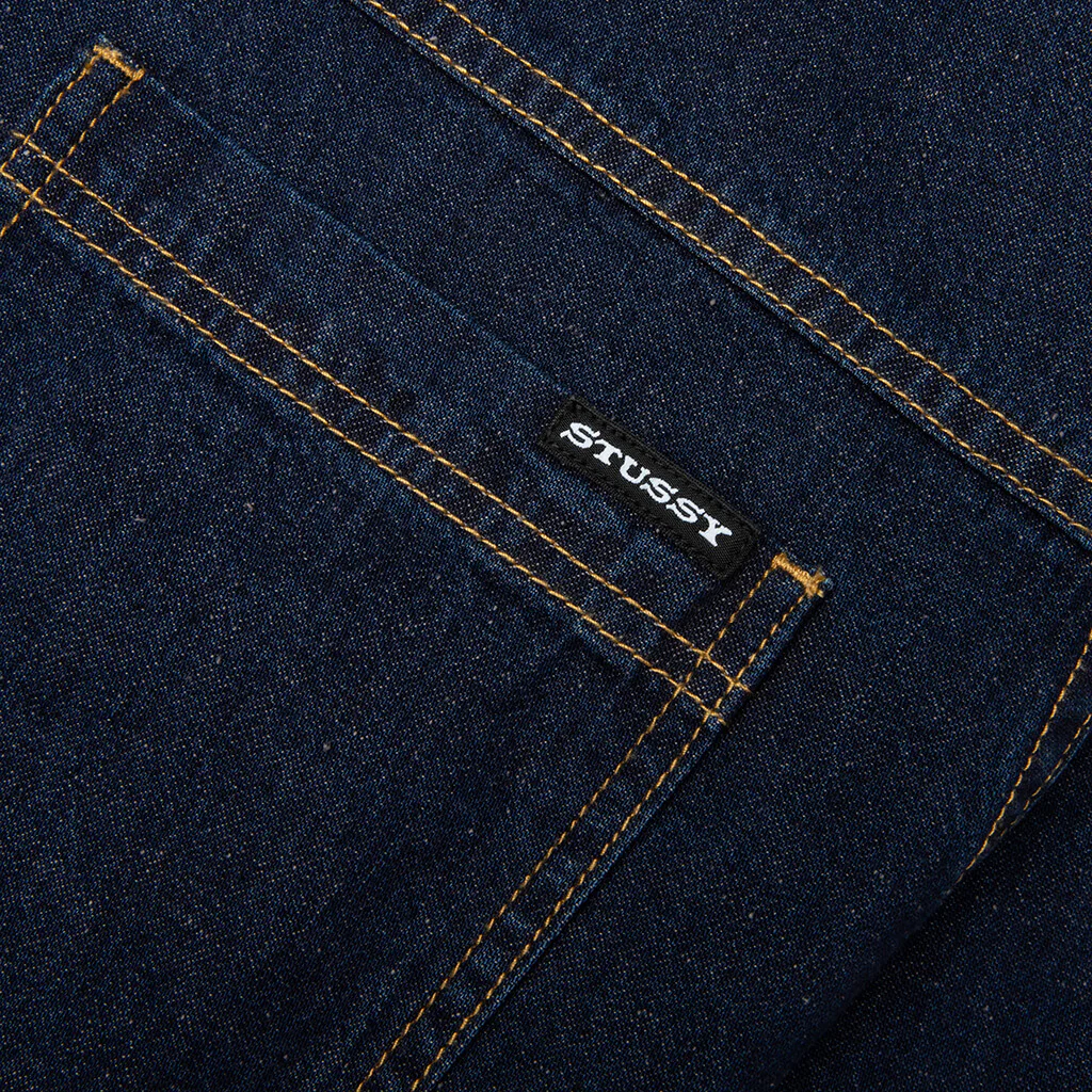 Work Denim Shirt - Dark Denim - Image 3