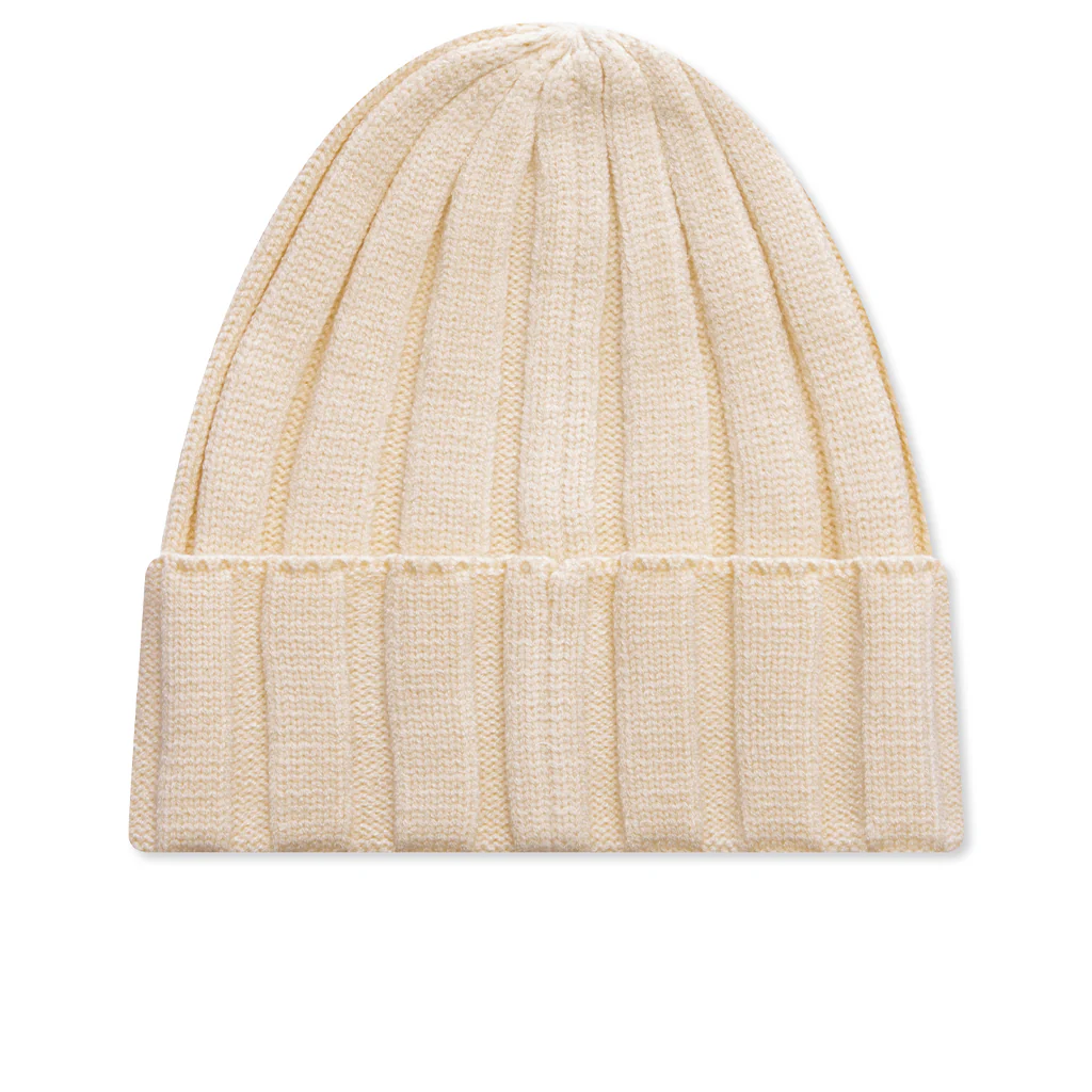 Workwear Cuff Beanie - Ivory - Image 3