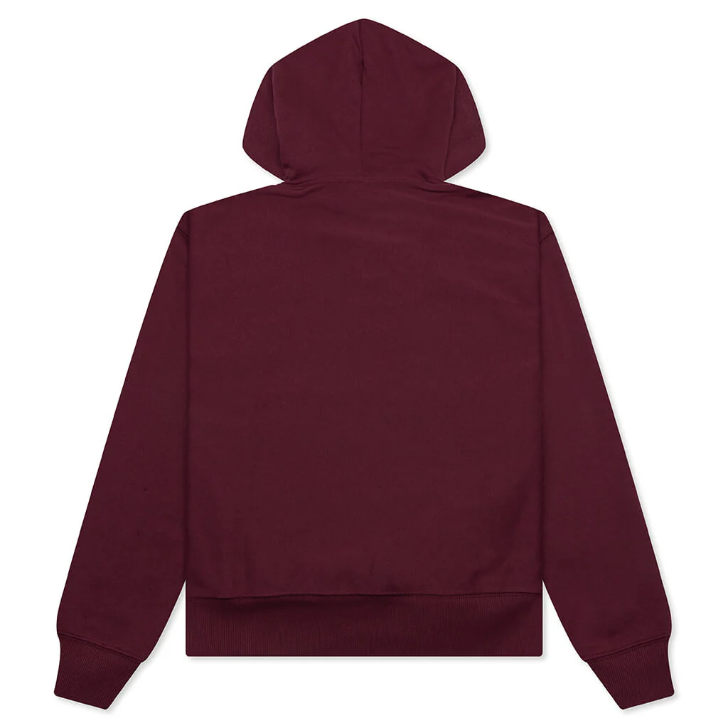Worldwide Dot Hoodie - Wine - Image 2