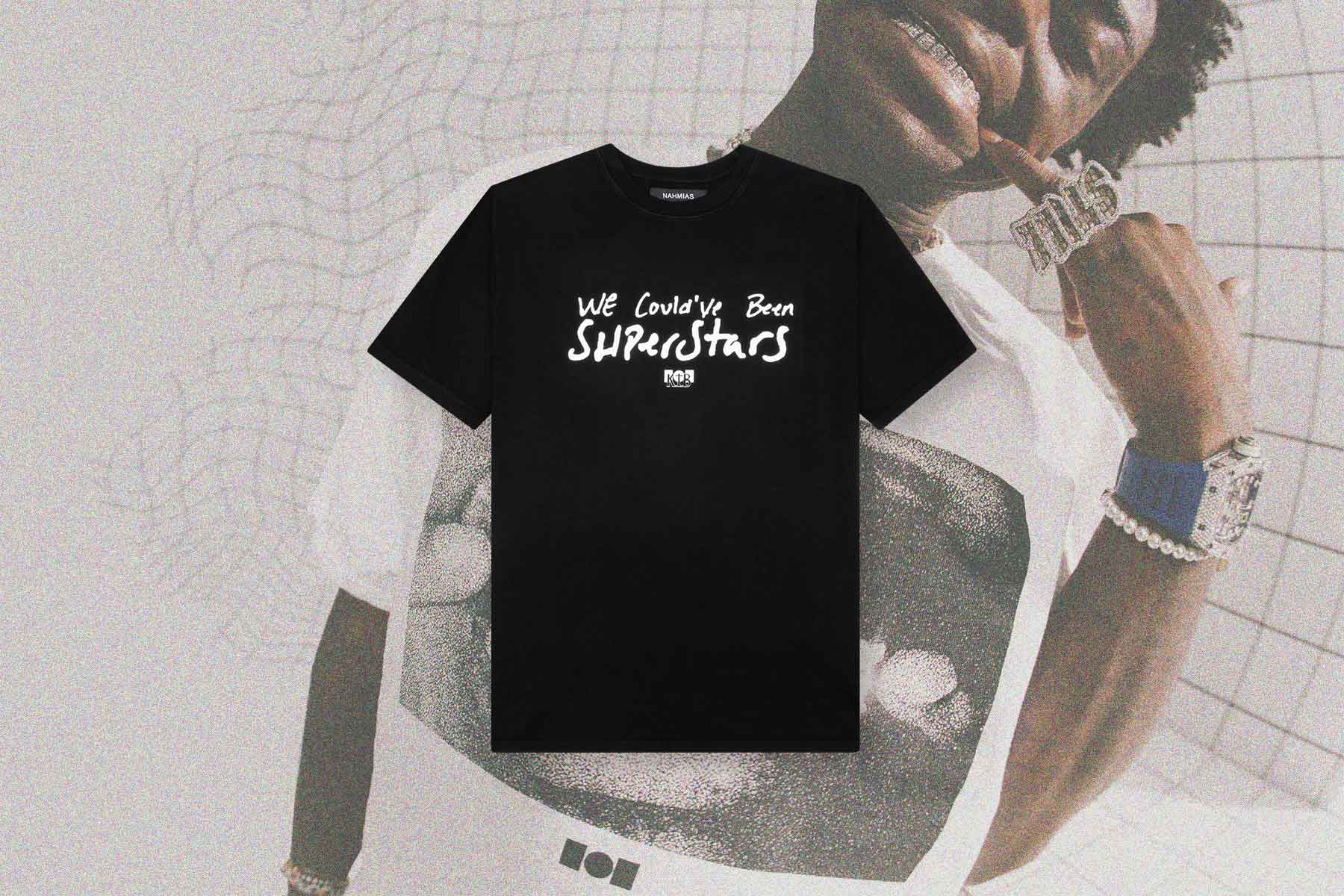 Nahmias x Kodak Black Superstars T-Shirt - Black - Image 5