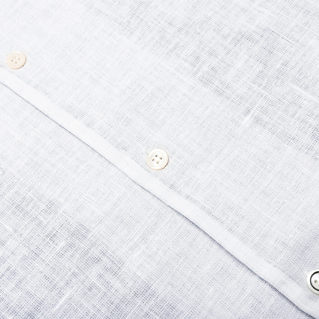 Poplin Bowling Shirt - Mazarine Blue - Image 5