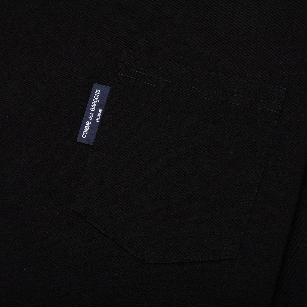 Adjustable Waist Pocket T-Shirt - Black - Image 3
