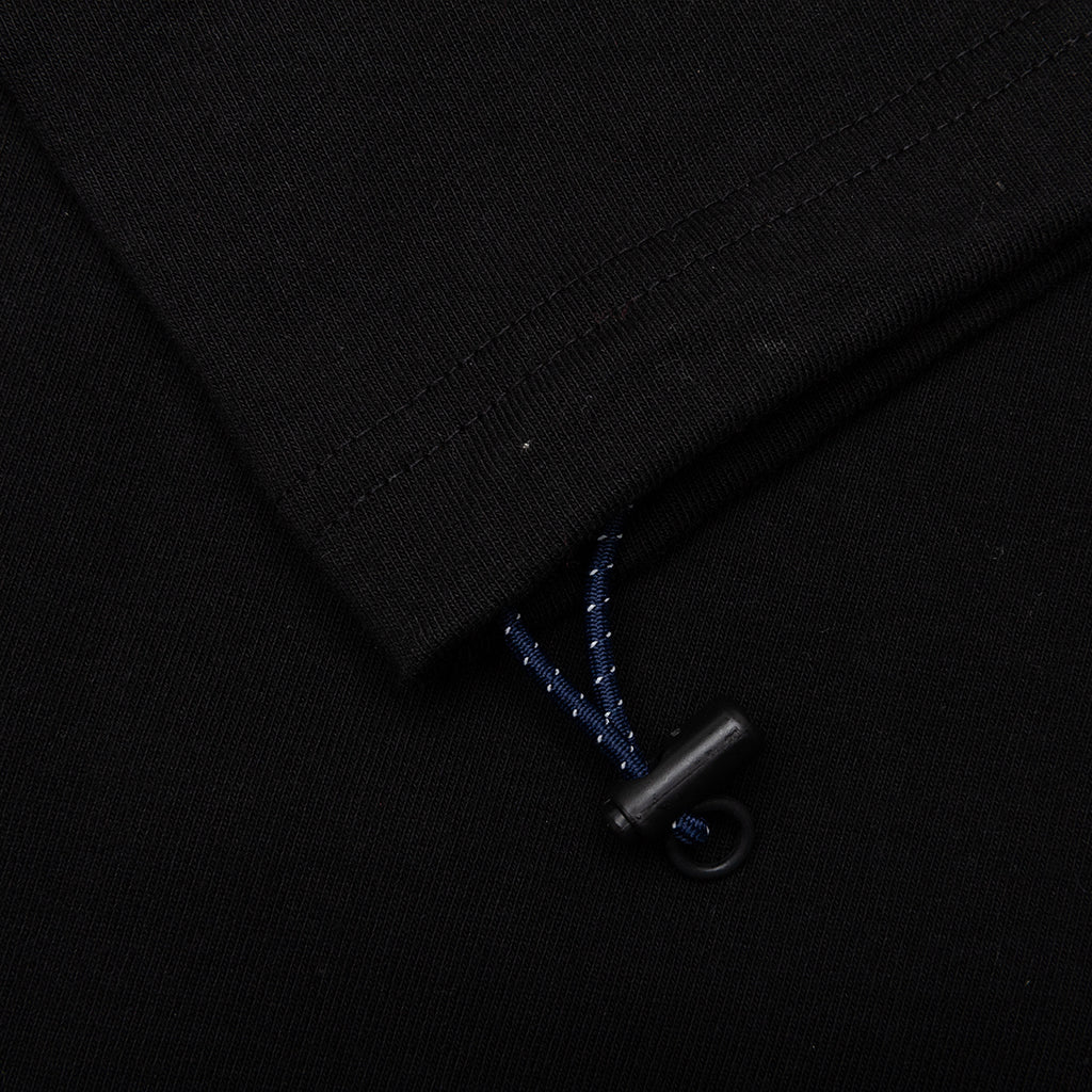 Adjustable Waist Pocket T-Shirt - Black - Image 4