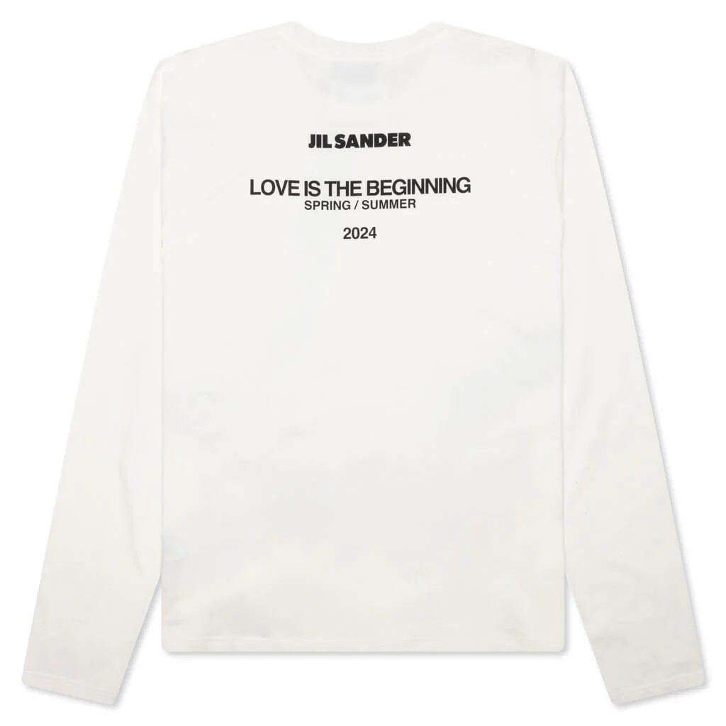 Love is The Beginning Crewneck T-Shirt - Coconut - Image 2