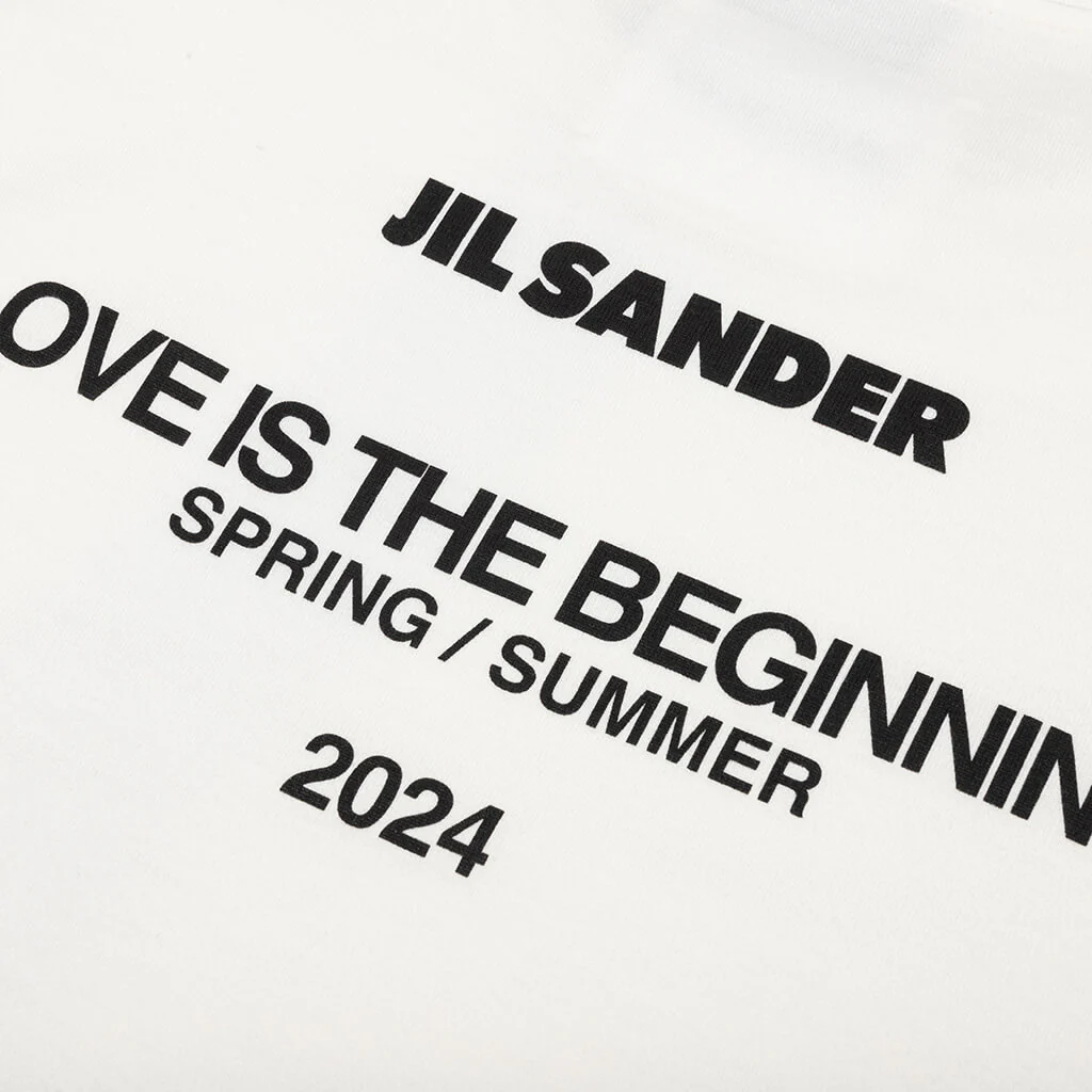 Love is The Beginning Crewneck T-Shirt - Coconut - Image 3