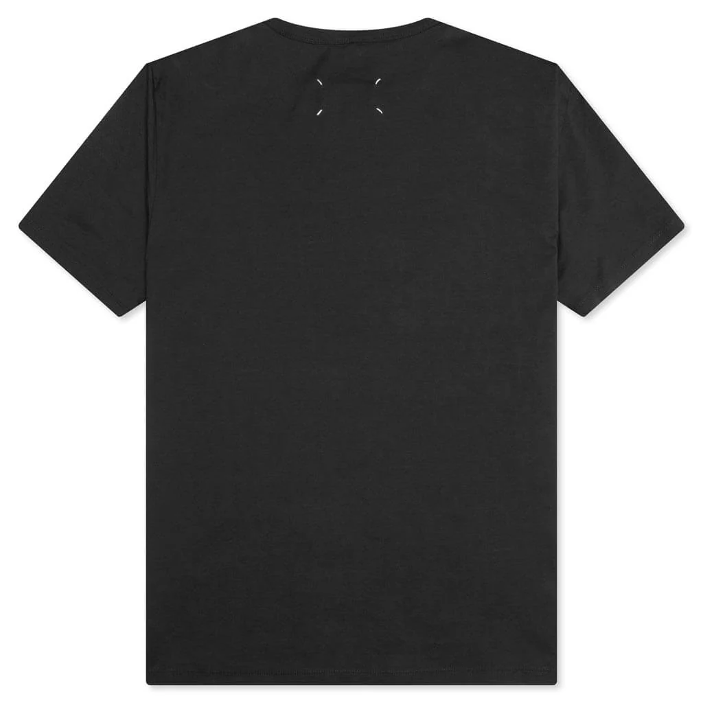 Upside Down Logo T-Shirt - Washed Black/Tonal Embroidery - Image 2