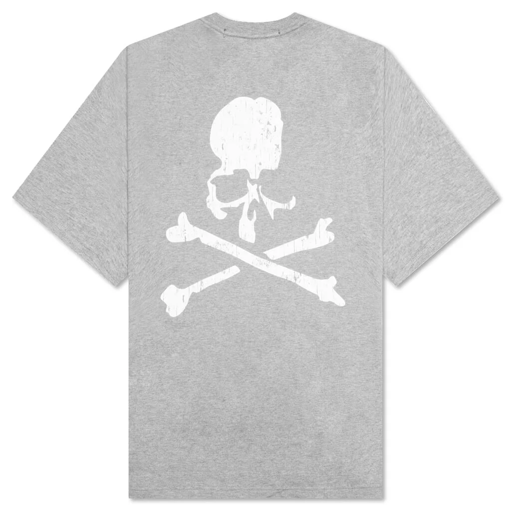 Top Grey Printed T-Shirt - Top Grey - Image 2