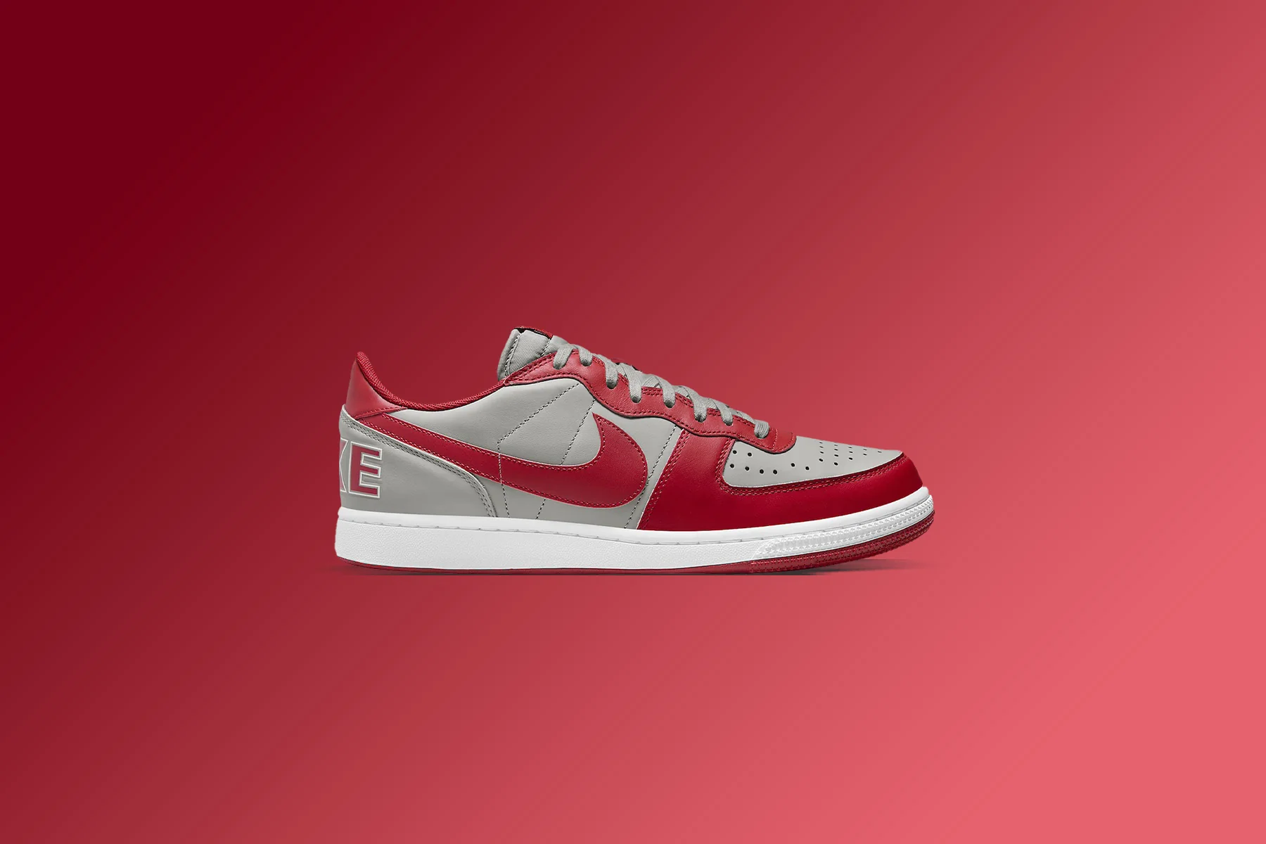 Terminator Low 'UNLV' - Medium Grey/Varsity Red/White - Image 5