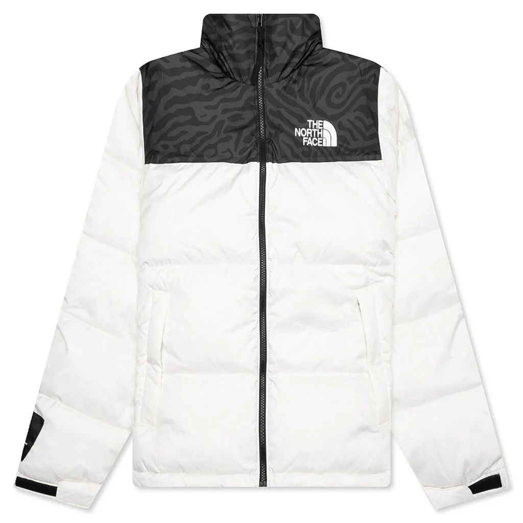1996 Retro Nuptse Jacket - White Dune