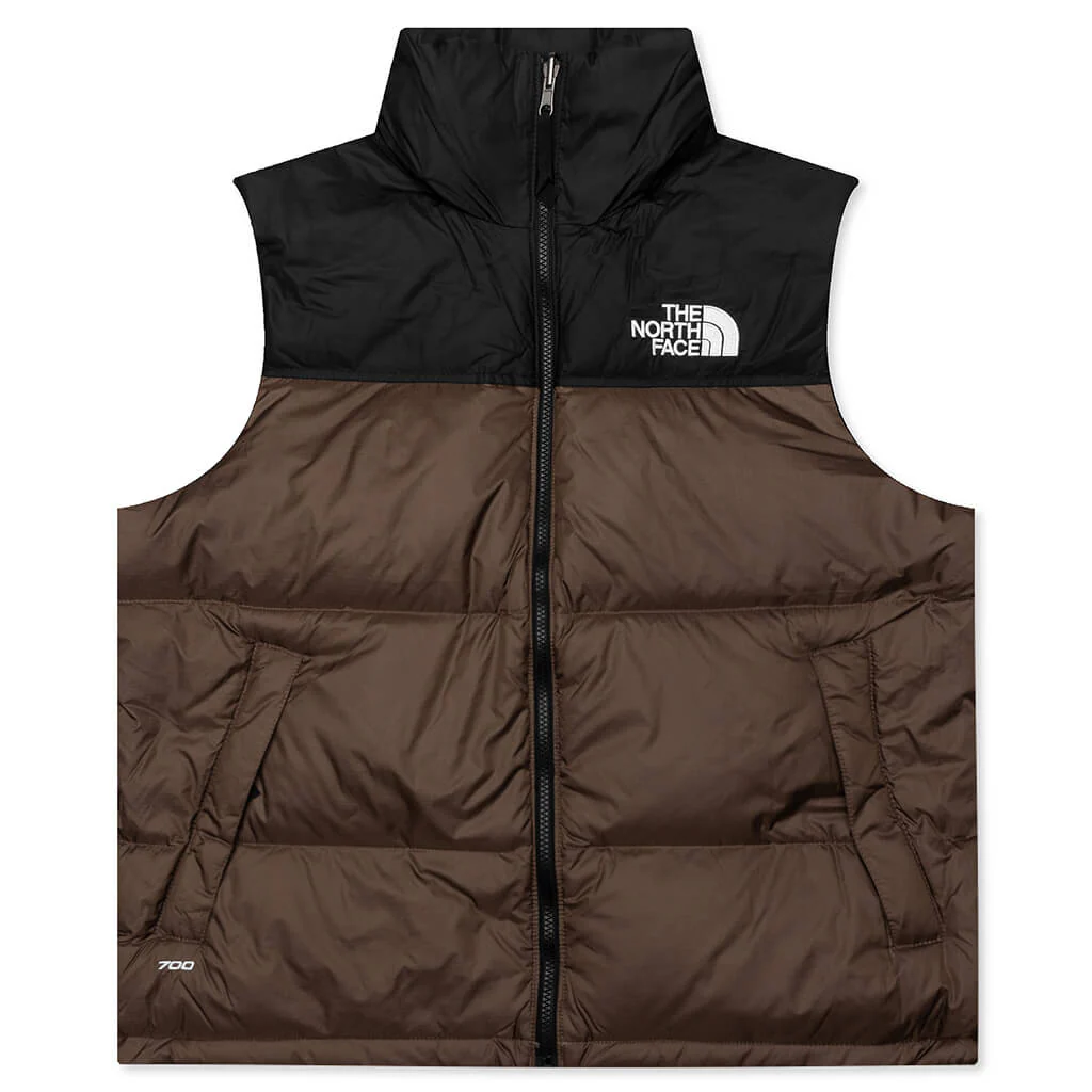 1996 Retro Nuptse Vest - Smokey Brown