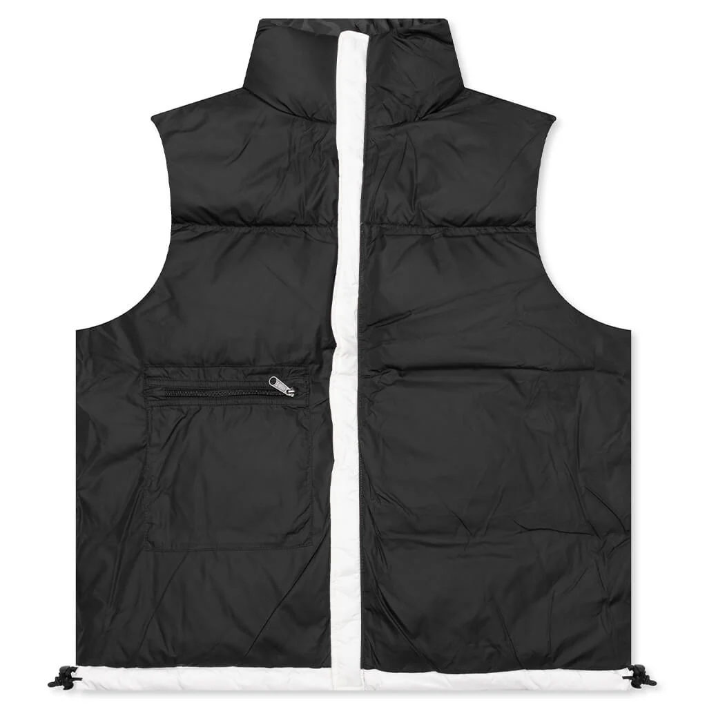 1996 Retro Nuptse Vest - White Dune - Image 3