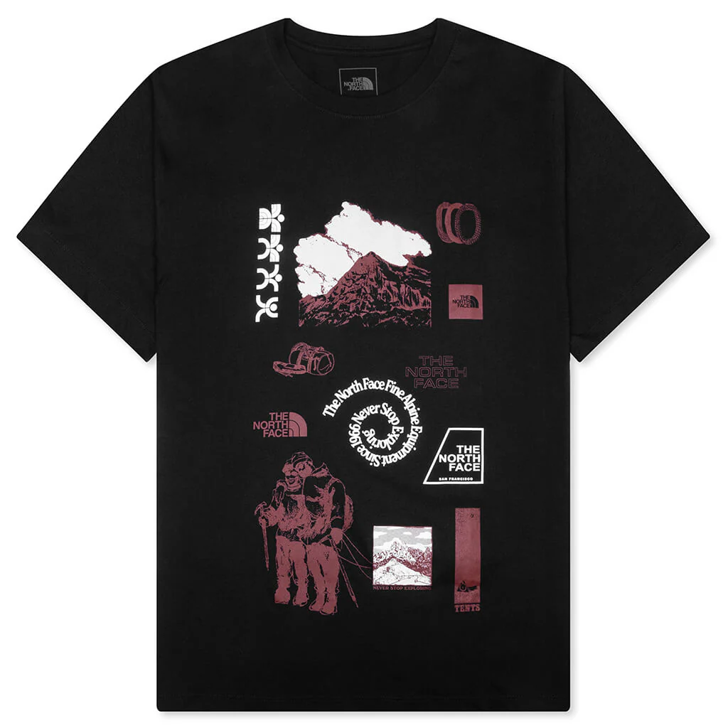 Indigo Illusion Regular S/S Tee - Black