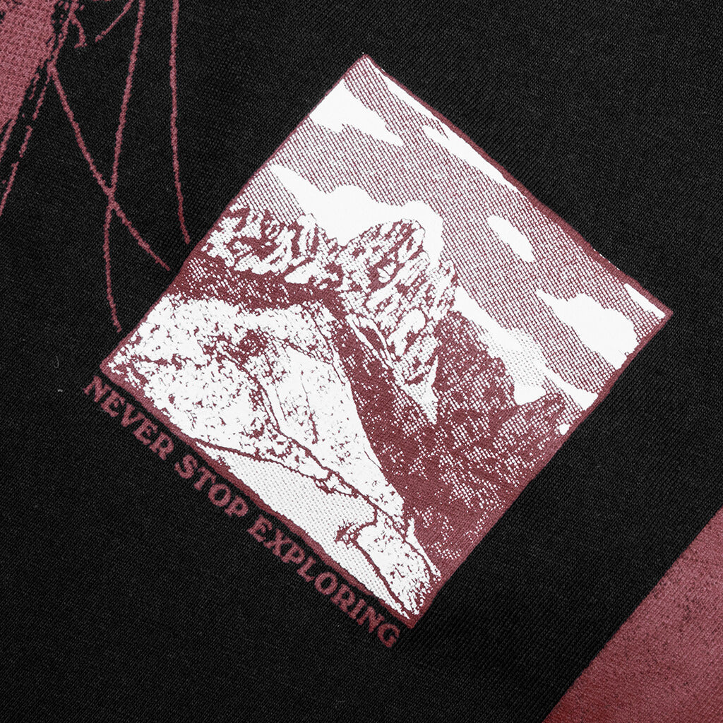 Indigo Illusion Regular S/S Tee - Black - Image 4