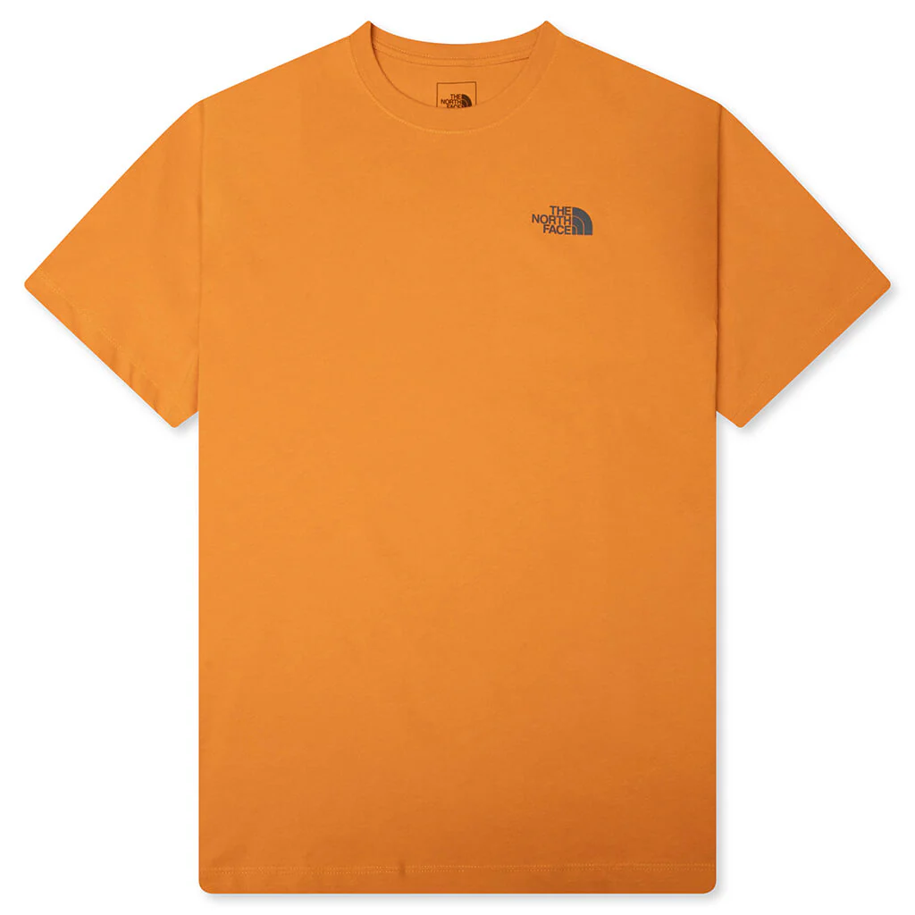 Stay Exploring Regular S/S Tee - Dust Orange