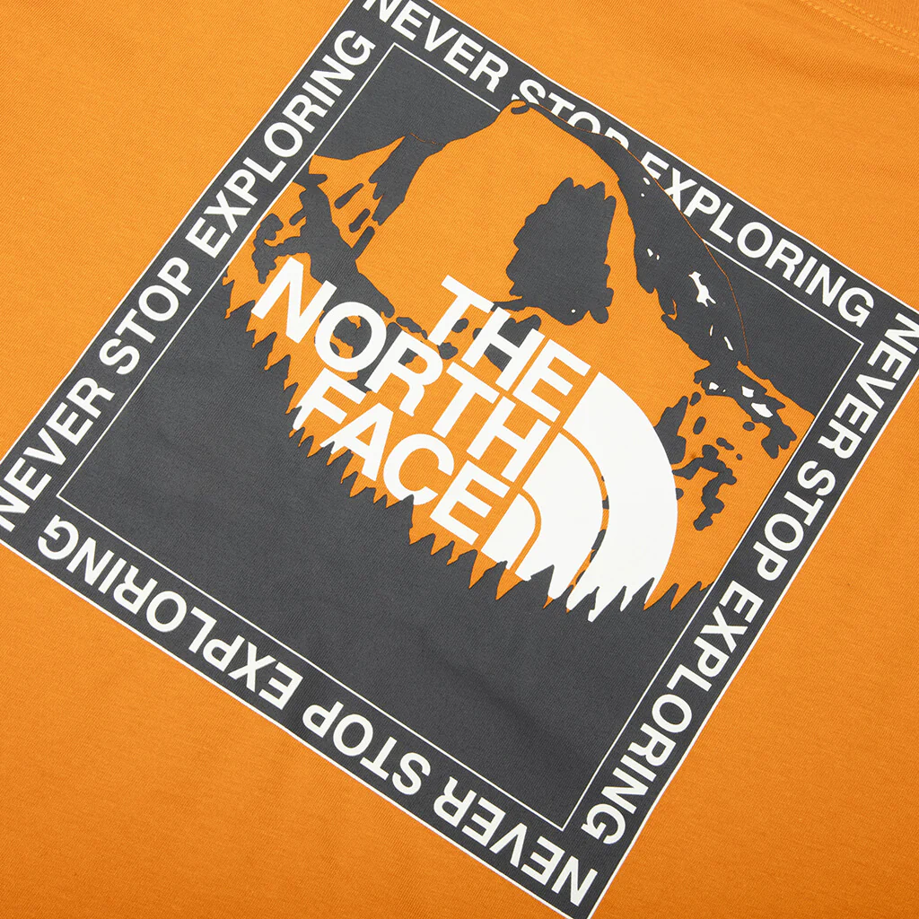 Stay Exploring Regular S/S Tee - Dust Orange - Image 4