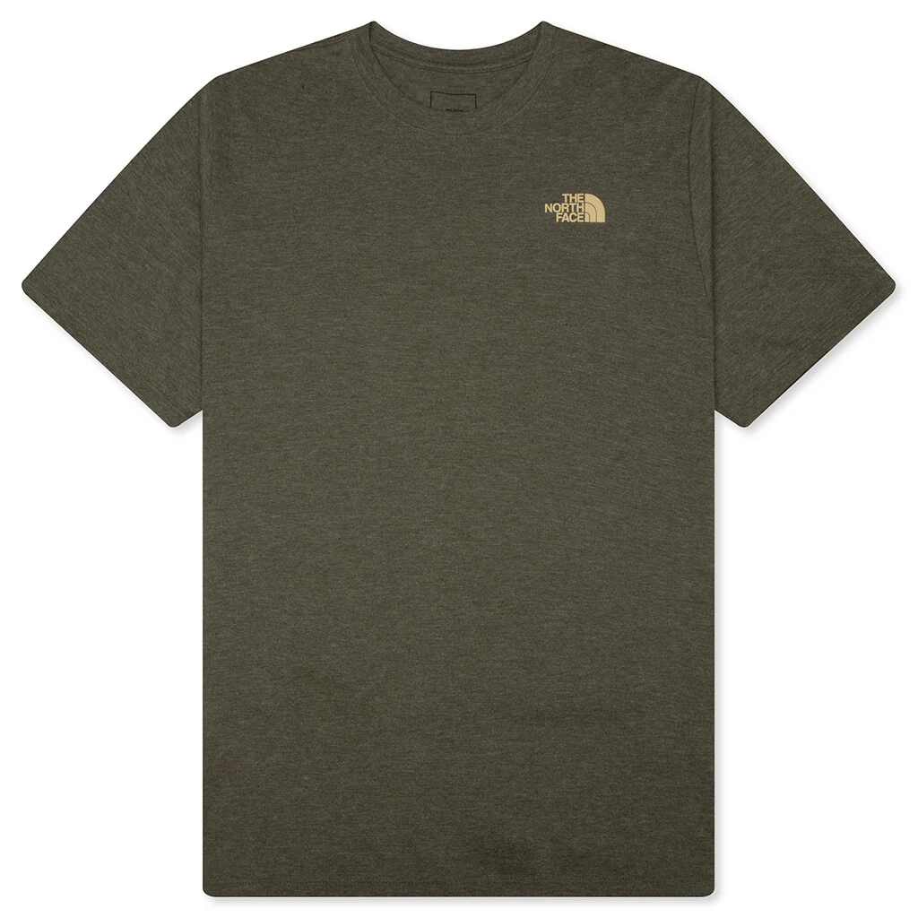 Tri-Blend Mountain Days S/S Tee - New Taupe/Green/White