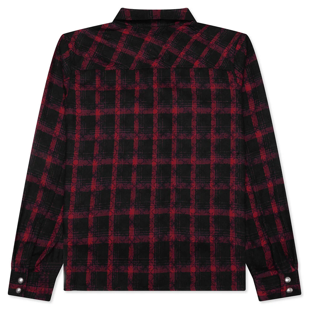 All Over Pattern Shirt - Red - Image 2