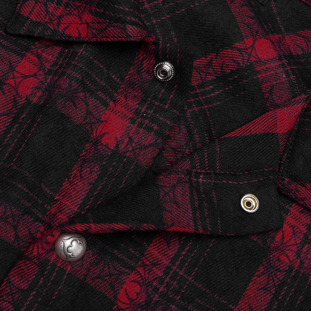 All Over Pattern Shirt - Red - Image 3
