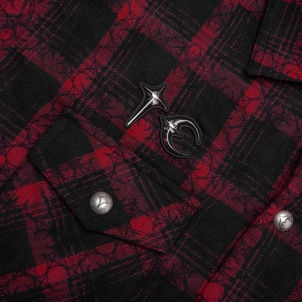 All Over Pattern Shirt - Red - Image 4