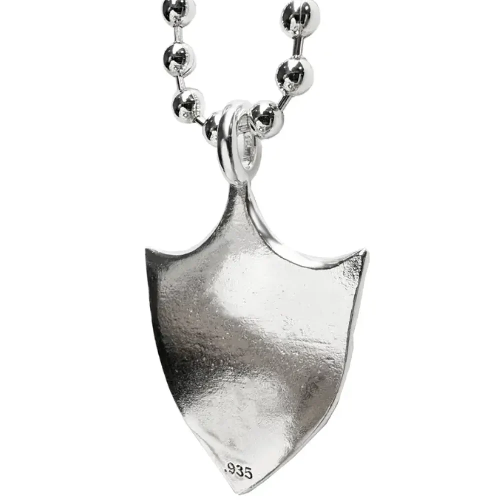 TC Shield Necklace - Silver - Image 2
