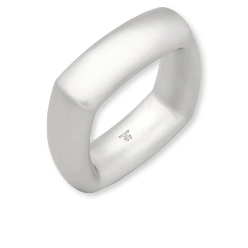 Frame Ring Satin - S925 Sterling Silver