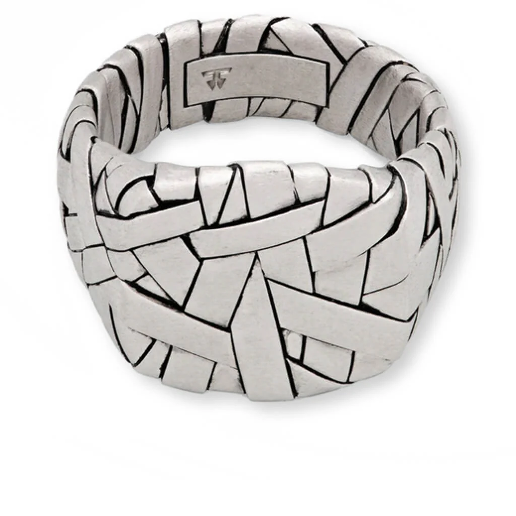 Quilt Ring - S925 Sterling Silver
