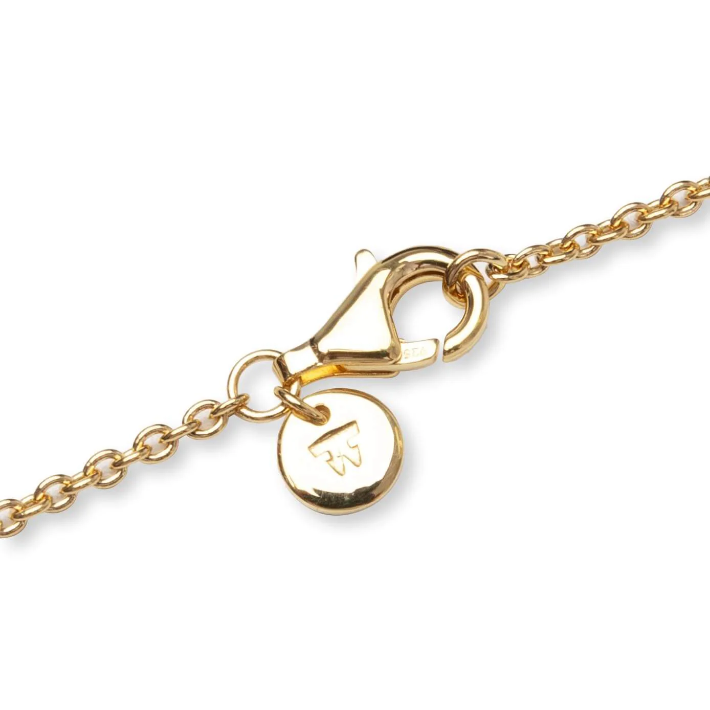 Rolo Chain Gold - S925 Sterling Silver with 18K Gold Plating - Image 3